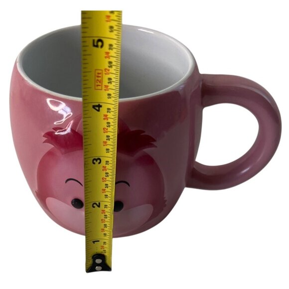 Disney Store Authentic Cheshire Cat Tsum Tsum Mug 16 Oz Pink Cute Collectible - Picture 6 of 6